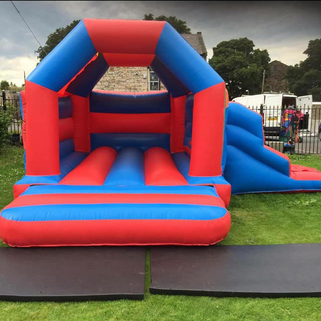 Bouncy Castle with Slide (Red & Blue)